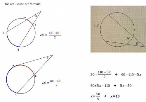 Find x. assume that any segment that appears to be tangent is tangent
