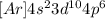 [Ar]4s^23d^{10}4p^6