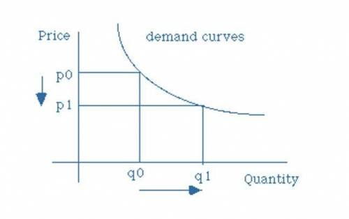 The demand curve has what kind of slope?  the demand curve is  sloping.