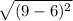 \sqrt{(9-6)^{2}}