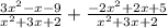 \frac{3x^2-x-9}{x^2+3x+2}+\frac{-2x^2+2x+5}{x^2+3x+2}
