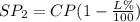SP_2=CP(1-\frac{L\%}{100})