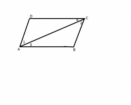 Prove that opposite sides of a parallelogram are congruent. be sure to create and name the appropria