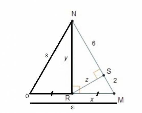 Triangle mrn is created when an equilateral triangle is folded in half. what is the value of y?  a.