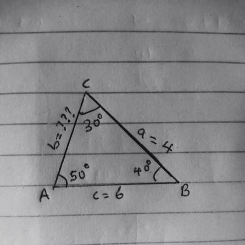 In triangle abc, m∠bac = 50°. if m∠acb = 30°, then the triangle is triangle. if m∠abc = 40°, then th