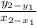 \frac{y_{2-y_{1} } }{x_{2-x_{1} } }