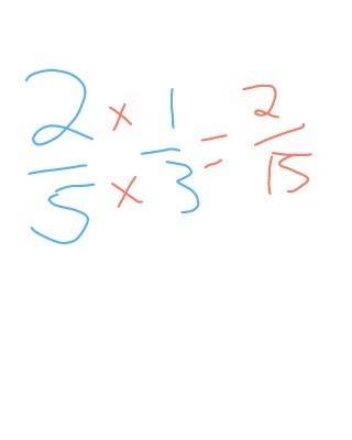 What is 3 2/5 x 2 1/3 a. 7 14/15 b. 5 2/15 c. 6 2/15 d. 8 1/15
