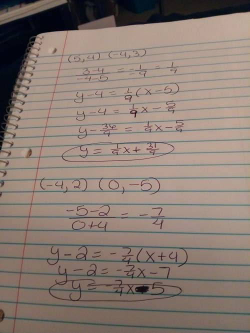 Iwould greatly appreciate some !  so i have to write an equation when govern two points like as you