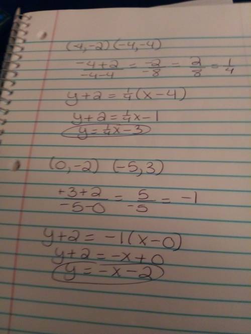 Iwould greatly appreciate some !  so i have to write an equation when govern two points like as you