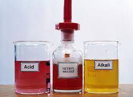 Methyl orange (hmo) is an acid-base indicator. its two forms in solution are hmo (red) and mo- (yell