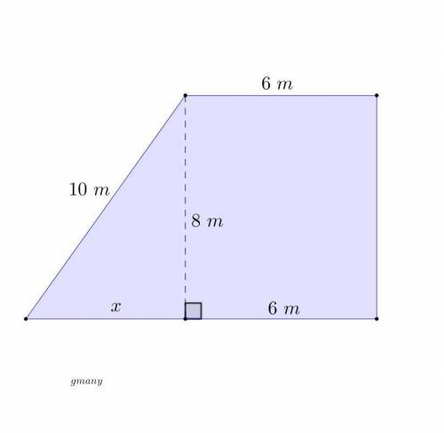 find the area of the trapezoid.