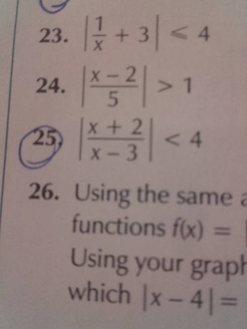 How do i solve question 25