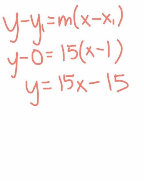 Find the equation of the line using the point-slope formula. write the final equation using the slop