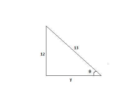 If sin theta = 12/13 and theta is an acute angle find cot theta