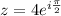 z=4e^{i \frac{\pi }{2} }