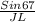 \frac{Sin67}{JL}