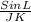 \frac{SinL}{JK}