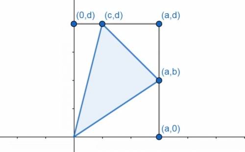 Use cross products to find the area of the triangle in the xy-plane defined by (1, 2), (3, 4), and (