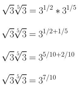 Simplify (√3)(5√3) a 3 1/10 b 3 3/5 c 3 9/10 d 3 7/10