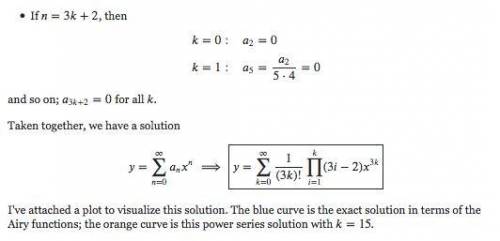 5. the differential equation y 00 − xy = 0 is called airy’s equation, and is used in physics to mode