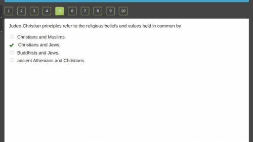 Judeo-christian principles refer to the religious beliefs and values held in common by