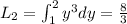 L_2 = \int_ {1}^2 {y}^{3} dy =  \frac{8}{3}