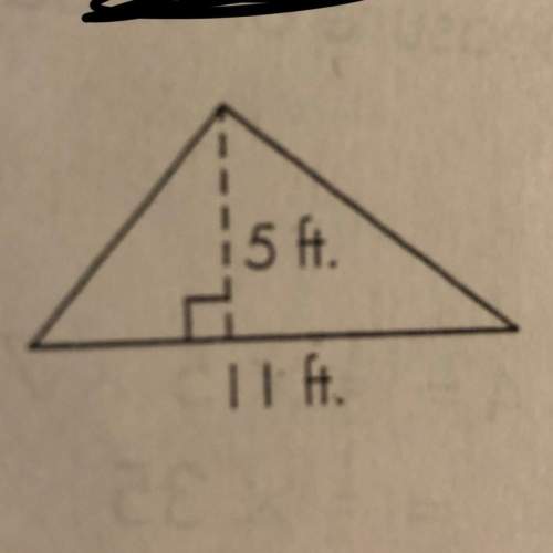 What is the area for this triangle?