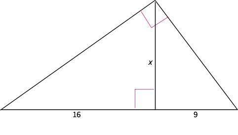 Solve for x a: 12.5 b: 5 c: 6 d: 12