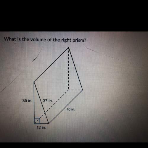 What is the volume of the right prism?