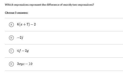 Which expressions represent the difference of exactly two expressions? pick 3