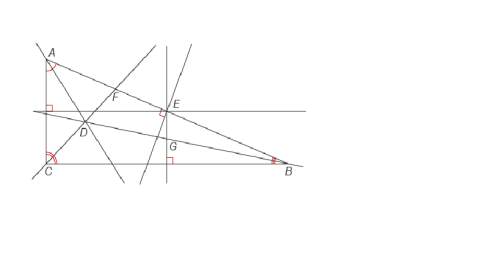 Which point is the incenter of the triangle?  enter your answer in the box. point