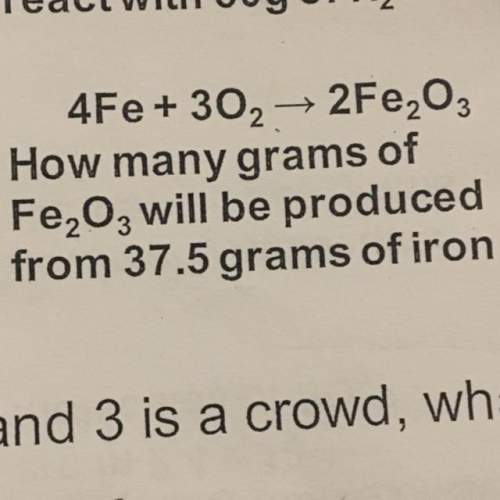 How many grams of fe2o3 will be produced from 37.5 grams of iron