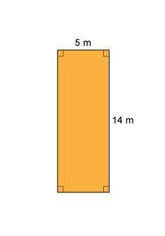What is the perimeter of this rectangle?  21 m 19 m 70 m