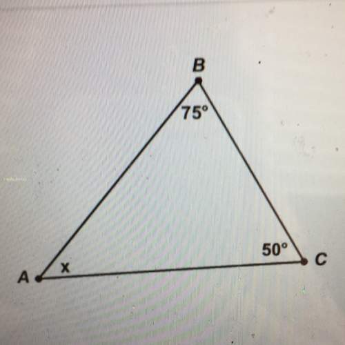 What is the value of x?  x = __°
