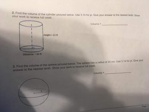 10 points for question answered correctly and work shown !