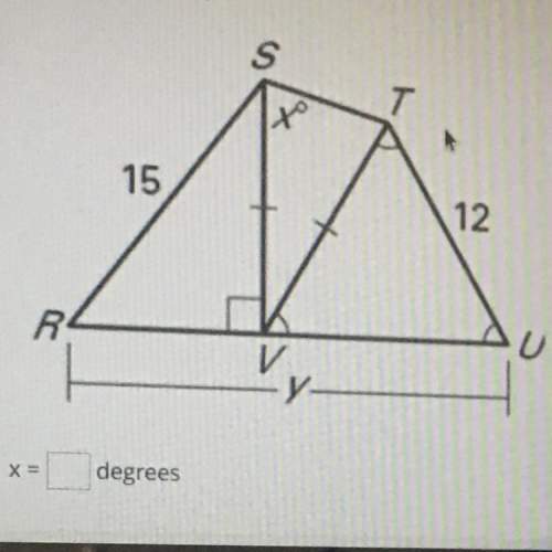 Find the value of x x=degrees