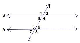 Which set of angles are vertical angles?