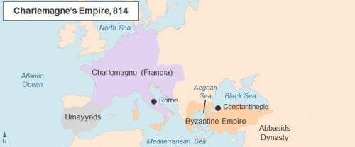 Charlemagne was known as the "father of europe.” how does this map to explain that title?
