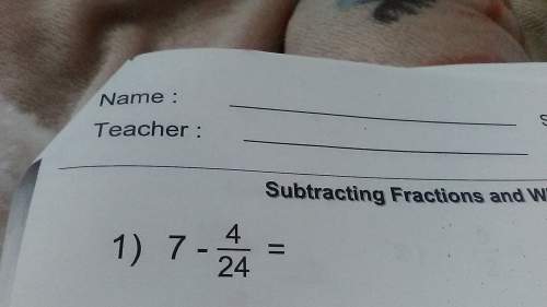 How do subtract fractions and whole numbers