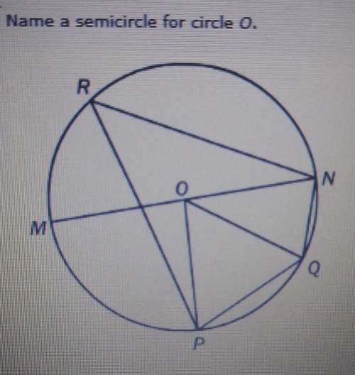 Name a semicircle for circle o.a) nqpb) mqnc) mpqd)