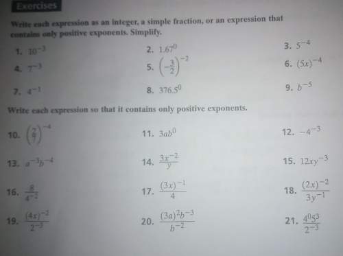 Zero and negative exponents how do i solve and get my answer