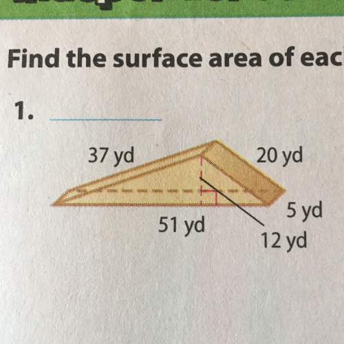 What’s the answer for this question to find the triangular prism