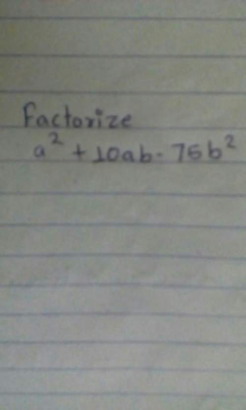 A²+10ab-75b²factorize this plzzz