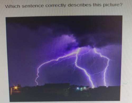 Which sentence correctly describes this picture? a.hay una tormenta de sol.hay una