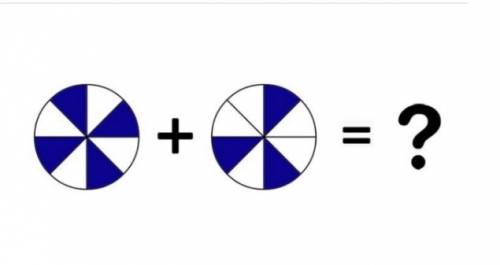 What fraction do the blue segments make up?