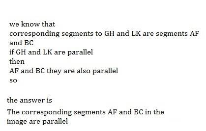 Polygon abcdef is the result of a translation of polygon ghijkl . gh¯¯¯¯¯¯ is parallel to lk¯¯¯¯¯ in