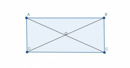 Prove that the diagonals of a rectangle bisect each other. the midpoint of is