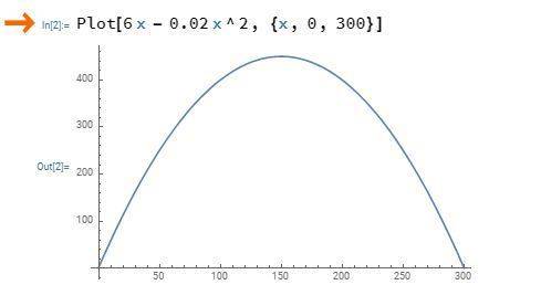 The flight path of a golf ball is modeled by the function, f (x) = -0.0 2x^2 plus 6x, we are x repre