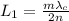 L_{1} =  \frac{m \lambda_{c}}{2 n}