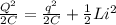 \frac{Q^2}{2C} = \frac{q^2}{2C} + \frac{1}{2}Li^2